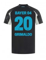 Moške Nogometnih dresov Bayer Leverkusen Alejandro Grimaldo #20 Tretji 2024-25 Kratki rokavi